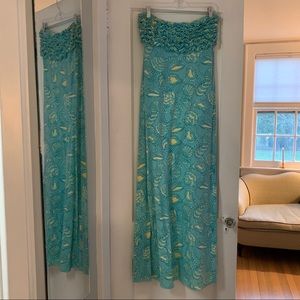 Lilly Pulitzer Strapless Maxi Dress